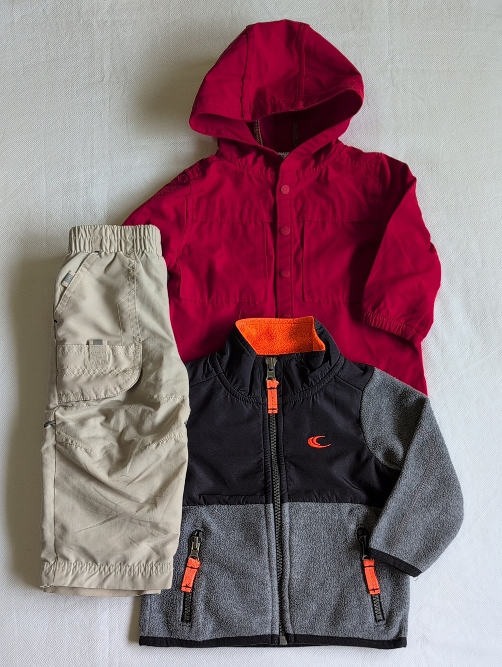 CARTER'S & OLD NAVY | 3pc Fall Winter Outerwear Set Fleece Jacket Pants | 12M